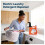 Electric Laundry Detergent Dispenser, Automatic Laundry Dispenser for Liquid Detergent, with Adapter,USB Recharg Black 2