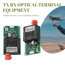 60KM TTL Optische Transceiver met Hoog Vermogen, CRSF/UART/SUBS Glasvezelpoort, FC TX RX Optische Terminalapparatuur voor Drones