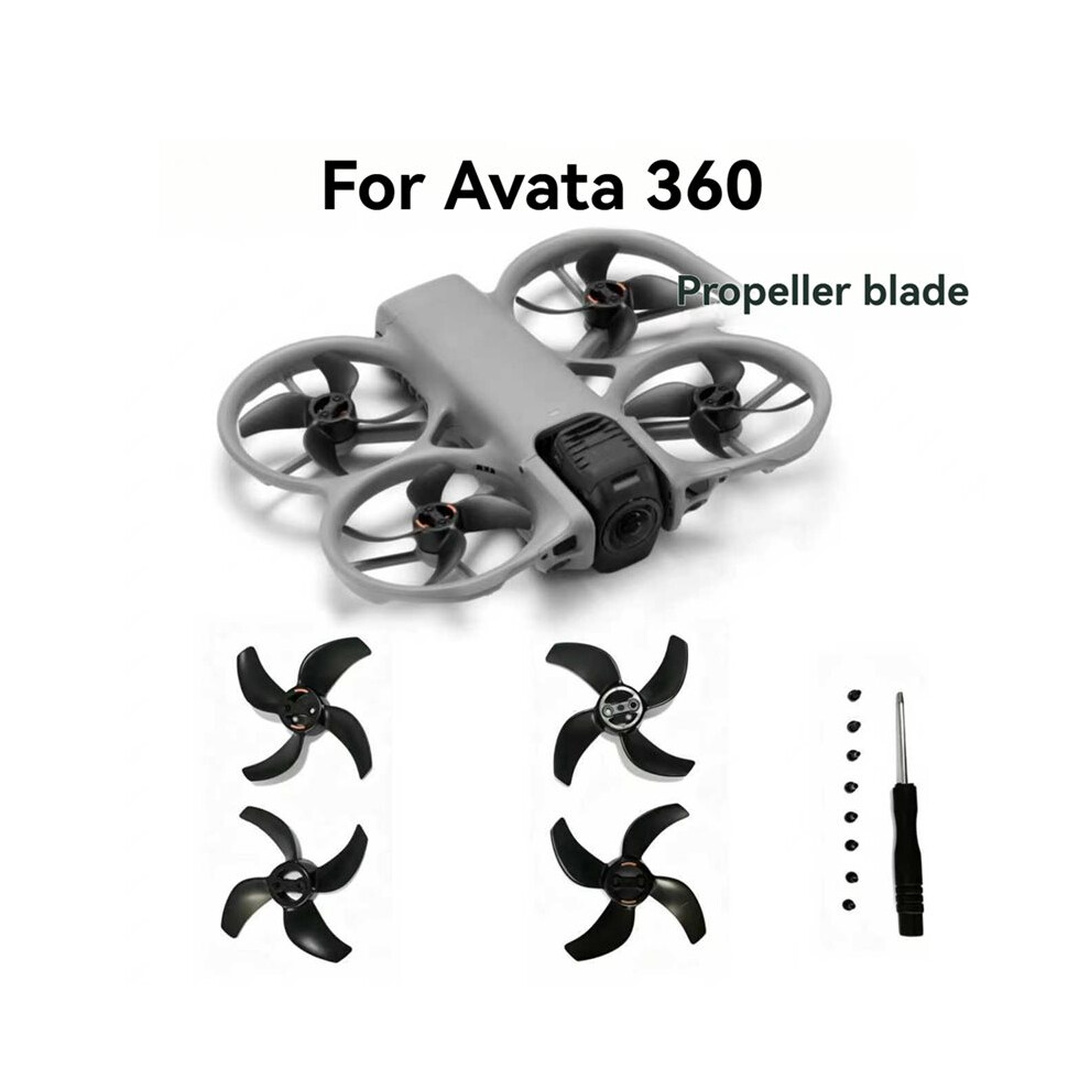 4Pcs 3340S Propeller For Avata 360 Drone Propellers Blades Spare Parts Replacement Accessories Black 4712087296950