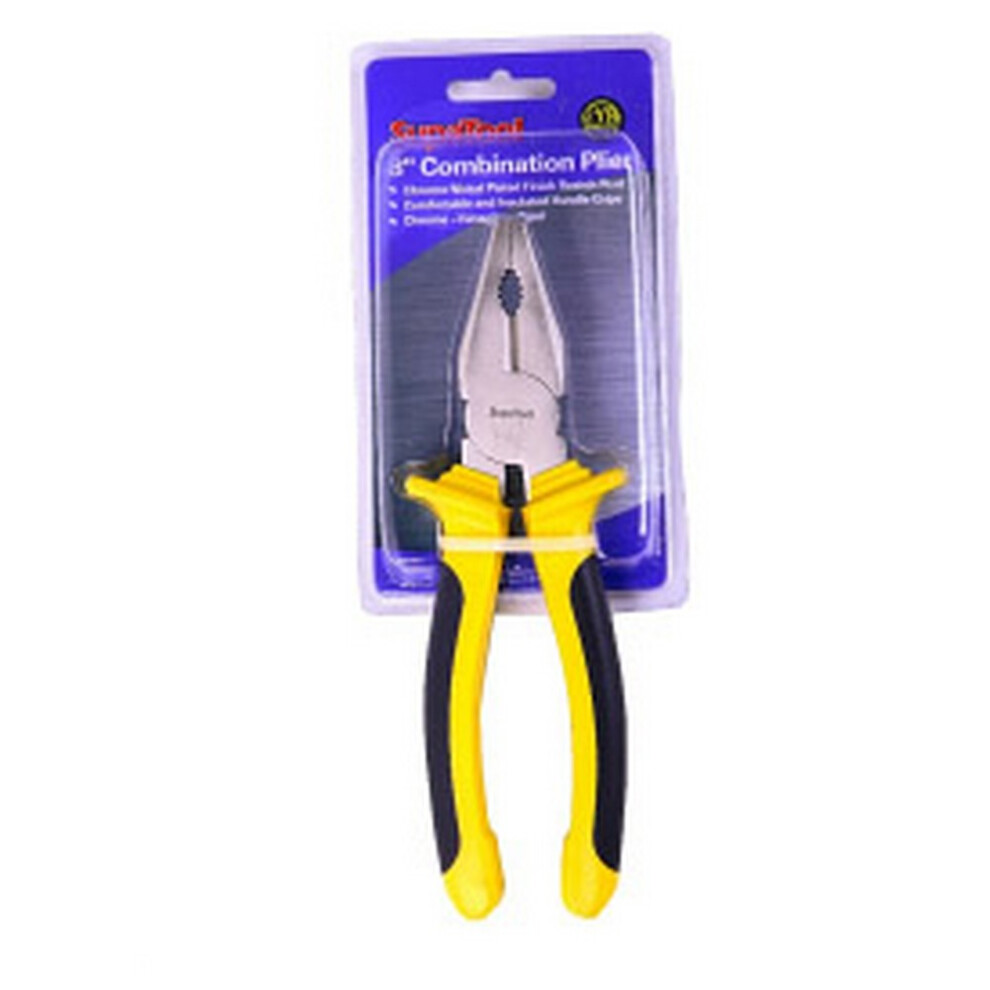 (150Mm, Silver/Yellow) Supatool Deluxe Combination Plier 5059444384677