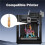 For Flashforge AD5X Hot End Extrusion  Print Integrated Nozzle Kit, Throat 3D Printer Accessories((0.4mm Nozzles) 6