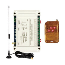 Télécommande Sans Fil 4 Canaux 300 M AC 100-400 V, 30 A, pour Portes de Garage, Interrupteur, Relais et Récepteur pour Éclairage LED, 315 MHz
