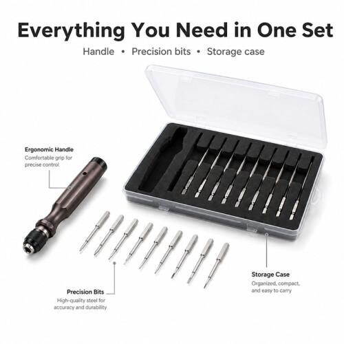 Precision Screwdriver Set Screw Driver Se Hexagonal Flat  Magnetic Screwdriver  for PC Camera Glasses 3D Printer 2