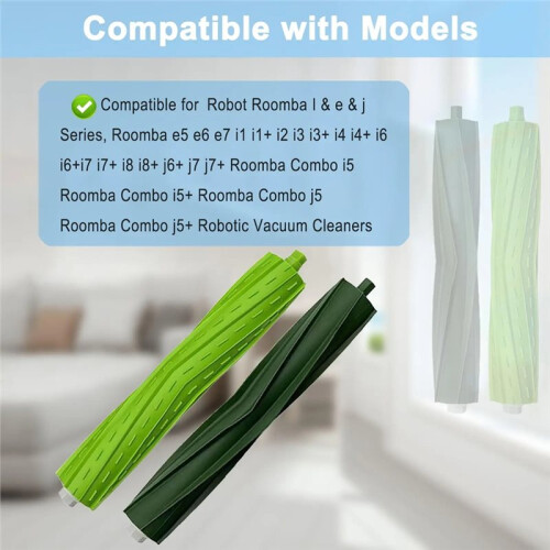 7pcs Roller Brush Accessories for   I E J Series I7 I3 I4 I6 I8  E5 E6 E7 J7  Robot Vacuum Cleaner 2
