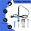 90W Soldering Iron Kit:LCD Digital Rapid-Heating Soldering Pen with Adjustable Temperature, EU Plug 7