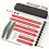 Stair Tread Template Tool Step Measuring Jig with Adjustable Ruler and Angle Scribe Tool for Woodworking 2