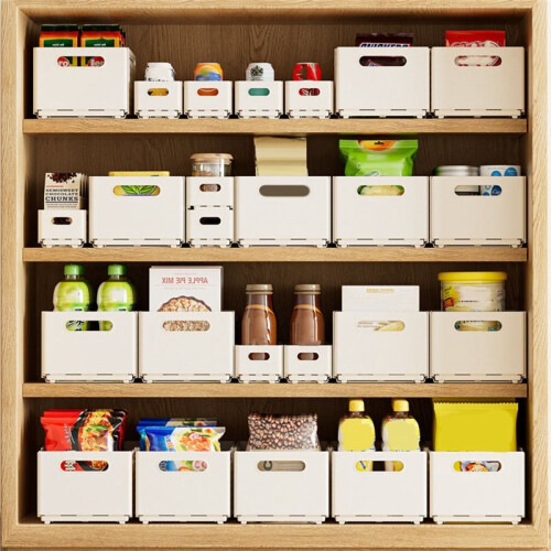 1pc-Adjustable Wardrobe Socks Underwear Storage Box Storage Box Retractable Kitchen Cabinet Storage Box Drawer L 2