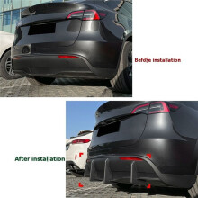 Car Rear Bumper Diffuser Lip Kit for Model Y 2017-2024 Rear Splitter Spoiler Cover Trim Accessories