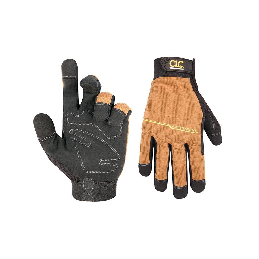 (Large (Size 10), Multi Colour) Kuny's Workright Flex Grip Gloves 5063750463766