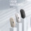 Wireless Computer Mouse with Battery Level Visible Rechargeable 2.4G Portable USB Mouse Silent Click for PC Laptop B 7