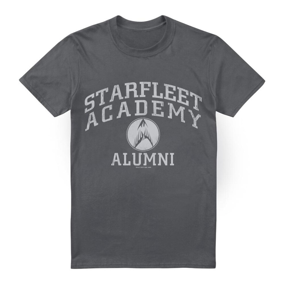 Star Trek (3Xl, Charcoal) Mens Alumni T-Shirt Multicoloured
