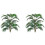 2X Artificial  Plant Leaf Artificial Fake Tropical   Leaf Artificial Plant 1