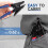 Tie Tensioning Tool with Cutting Function for Plastic or Nylon Cable Tie, 150Lbs Max Tension for 0.14"-0.37" Zip Ties 2