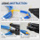 Tie Tensioning Tool with Cutting Function for Plastic or Nylon Cable Tie, 150Lbs Max Tension for 0.14"-0.37" Zip Ties 5