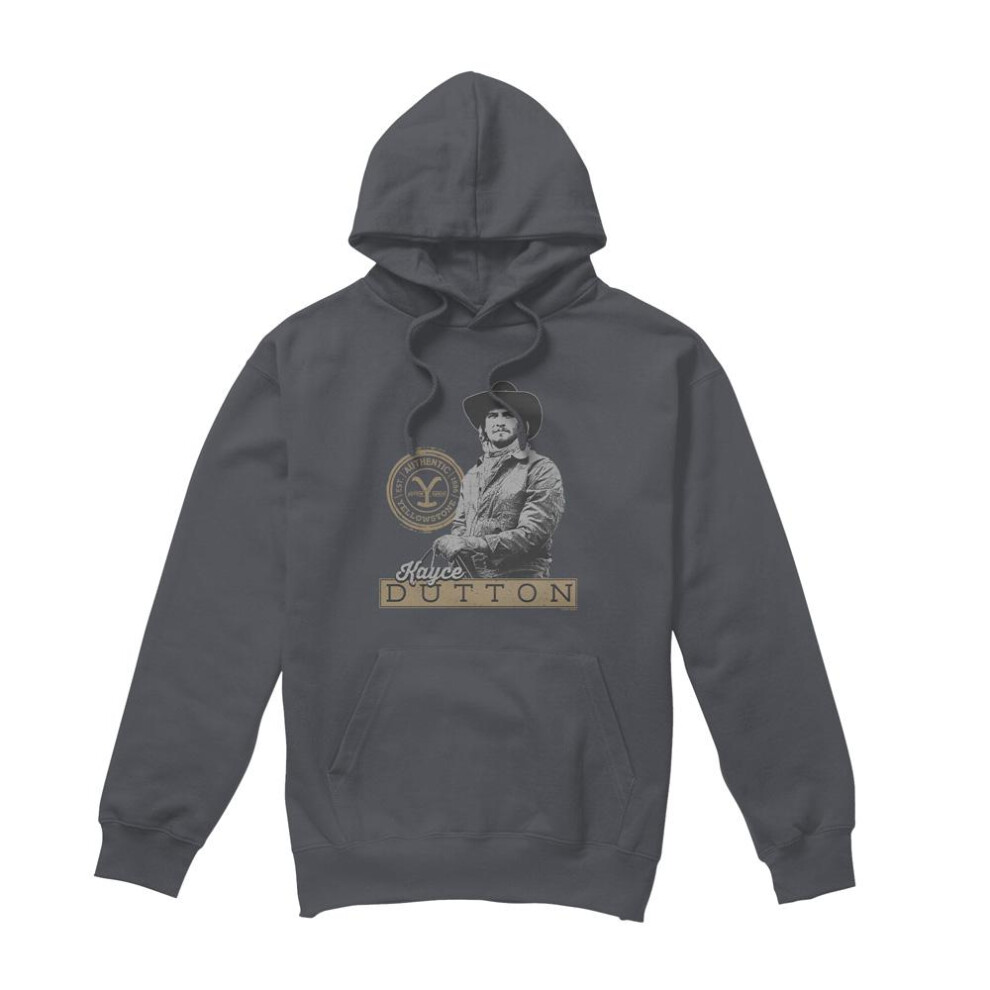 Yellowstone (Xxl, Charcoal) Mens Kayce Dutton Hoodie Multicoloured