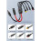 Línea de Extensión de Conector para Panel Solar 4 en 1, Conector Hembra XT60 A Conector Divisor de Cable, Adaptador de Corriente CC 5