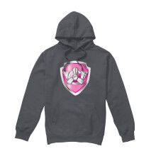 (XL, Charcoal) Paw Patrol Mens Skye Badge Hoodie