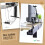 Under Table Cable Organizer Punch-Free Wire Organizer Under Desk Cable Management Tra Holder Easy Installation 5