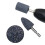 24mm Hexagonal 6.35mm Shank Grinding Wheel Sharpening  Portable Grinding Drill Power Tool Accessories B 7
