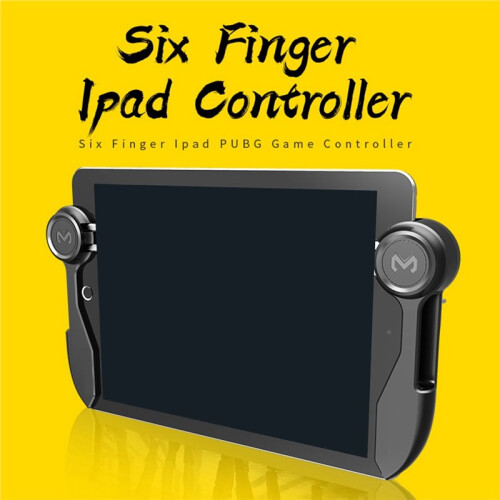 6 Fingers Tablet Gaming Button Triggers Gamepad for Mobile Controller L1R1 Fire Aim Joystick Sensitive Touchpad 2
