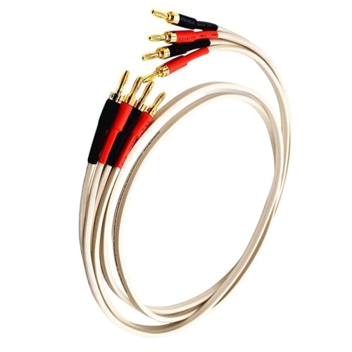 HIFI Speaker Cable 400 Core Speaker Wire for Amplifier Hi-Fi Systems Banana Plug Speaker Cable 1