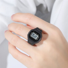 Damenringe Fingeruhren Chronograph LED Digitale Partyuhren Damenschmuck Ringe Loch Nicht Verstellbar Grün