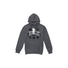 (M, Charcoal) Power Rangers Mens Power Coins Hoodie