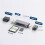 Multi-Functional Dual-Port Type-C/USB 2.0 Card Reader Supporting  TF Memory Cards Plug &  for Phone PC 5