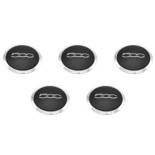 5pcs 133mm Hubcap for 500 Wheels Centre Hub Caps 68078419AC 68078421AC Dust Cover 51884863 Silver
