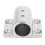 316 Stainless Steel Tube Pipe Rectangular Base Flag Pole Mount Marine Bracket Rectangular Base 22mm 3
