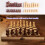 Träfällbart 3 i 1 Schackbackgammon Träbräde Vikbart Brädspel 29x29cm 3