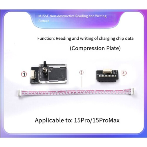 M16SE/M15SE Charging Chip Reader/Writer Fixture No Disassembly Required No Layering Required M15SE 1