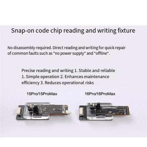 M16SE/M15SE Charging Chip Reader/Writer Fixture No Disassembly Required No Layering Required M15SE