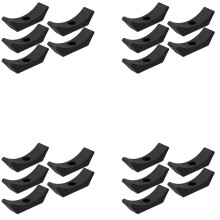 20 Pièces Séries Supports D'Haltères Supports D'Haltères Supports D'Haltères Supports de Poids de Stockage D'Haltères