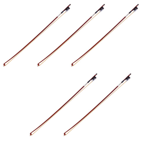 5X Black Octagonal Bow Children Playing Durable Violin Bow Musical Instruments 4/4 Portable Learn Practice Bow