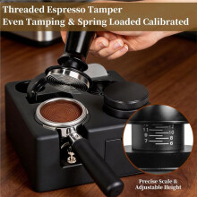 9 PCS Espresso Accessories Kit with Tamper Station,Tamper, WDT Tool, Distributor, Coffee Tamper Set for 51mm Portafilter