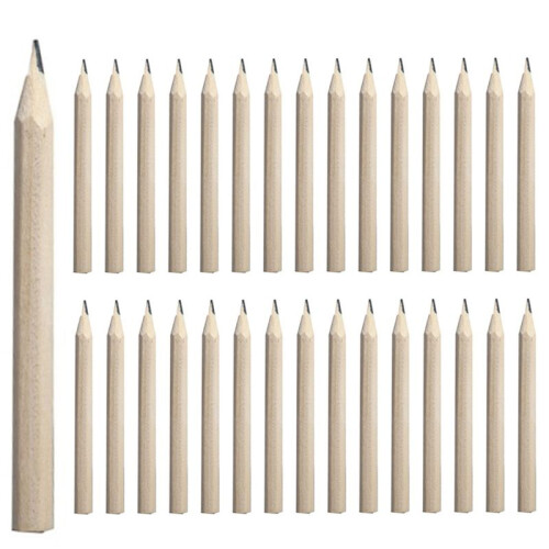 300Pcs 3.5Inch Wood Pencil, Beginner Writing Pencil,Students Sketch Pencil Stationery,Hexangular A