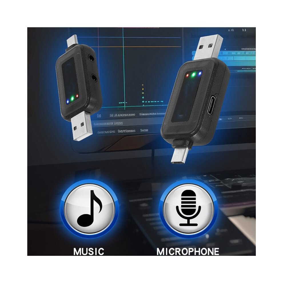 Wireless Phone Microphone Plug And Usb Pc Recording Mic For Smartphones Handheld 4711263174921
