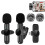 Microfono Lavalier Wireless Professionale A Doppio Microfono da Bavero per Registrazioni Audio e Video con Cellulare e Vlogging. 3