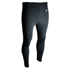 (M, Black) Precision Childrens/Kids Essential Baselayer Sports Leggings