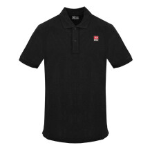 (XXL, Black) Diesel Mens Caviar Small Logo Polo Shirt