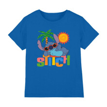 (7-8 Years, Royal Blue) Lilo & Stitch Childrens/Kids Sunglasses T-Shirt