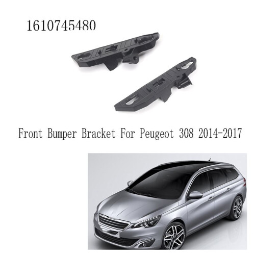 1Pair Front Bumper Bracket for  308 2014-2017 1610745480 1