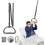 Bed Trapeze for Elderly Pull ,Stand Assist Lift Bar,Bedside Trapeze for Bed Mobility Transfer,Ceiling Mounted Grab Bar 2