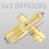 Flux Core Welding Torch Accessories Kit 24Pcs, 20x.035 Tips & 2xFlux Core Nozzles & 2x Diffusers,for 14AK Welding 7