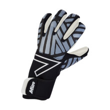 (7, Black/Grey) Mitre Unisex Adult Impel 2024 Goalkeeper Gloves