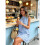 Womens Gingham Dress Spring Summer Beach Boho Sleeveless  Sundress Light  M 2