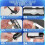 Billiards Pool Cue Tip Shaper, Pool Cue Tips Replacement Kit, Pool Cue Shaper, Pool Cue Tips Repair Tool for Replacement 3