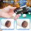 Billiards Pool Cue Tip Shaper, Pool Cue Tips Replacement Kit, Pool Cue Shaper, Pool Cue Tips Repair Tool for Replacement 5