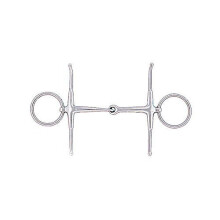 (5.5in, Silver) Lorina Single Jointed Fulmer Snaffle